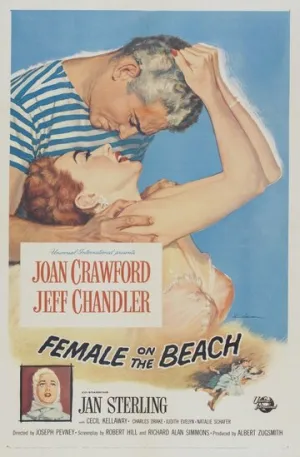 Женщина на пляже / Female on the Beach / 1955 / ЛО, СТ / Blu-Ray Remux (1080p) [19.75 ГБ]